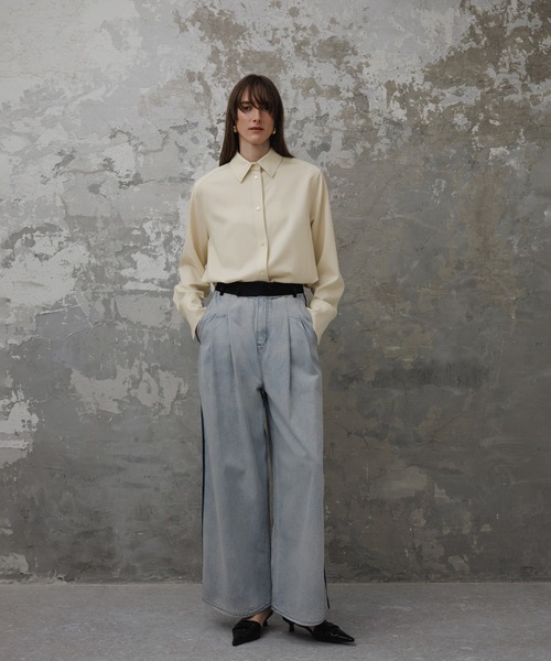 ADAM ET ROPE'（アダムエロペ） ブラウス シャツ 「EMOELLE」ソモウ