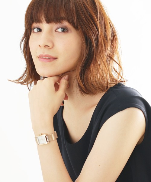 COCOSHNIK（ココシュニック） 腕時計 RGスクエアメッシュベルト