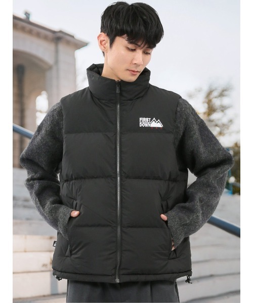 FIRST DOWN（ファーストダウン） ダウンベスト ベスト 撥水防風