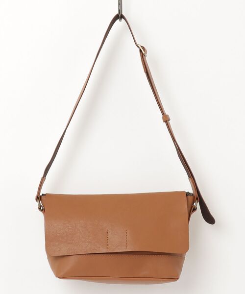 BICASH（ビカーシ） ショルダーバッグ プレーンレザーショルダーバッグ