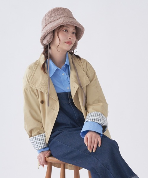 estaa（エスタ） 帽子 ハット イヤーフラップ バケハ ボアハット