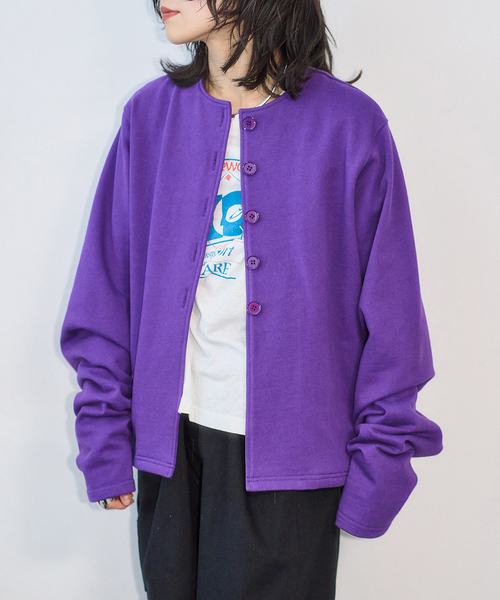 CITYSHOP（シティショップ） カーディガン SWEAT CARDIGAN：スウェット