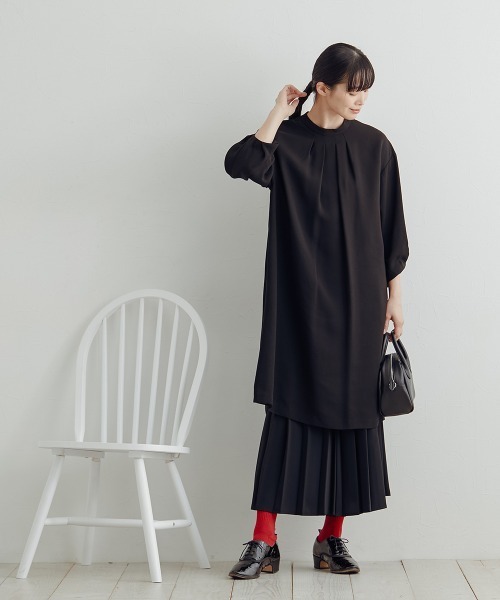 Neina セットアップ 「喪服・礼服」「Neina」洗える防しわタック