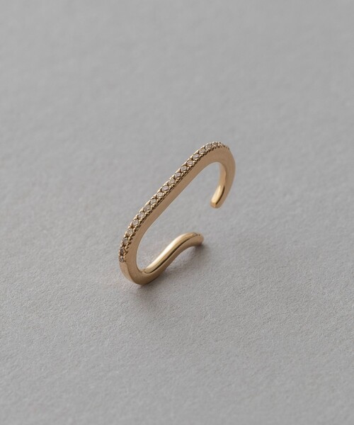 ete bijoux（エテ ビジュー） イヤーカフ K10YG ブラウンダイヤモンド