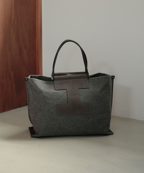 IACUCCI（イアクッチ） トートバッグ ソルベット M CANVAS/SUEDE