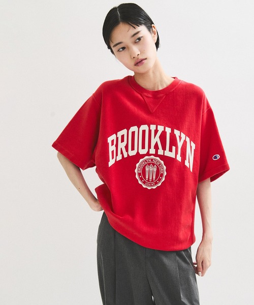 ADAM ET ROPE'（アダムエロペ） tシャツ 「Champion for ADAM ET ROPE