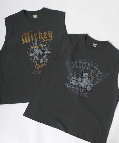 Disney（ディズニー） タンクトップ ノースリーブ ミッキーマウス
