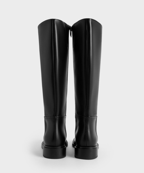 CHARLES ＆ KEITH（チャールズ&キース） ブーツ サイドジップ ニーハイ