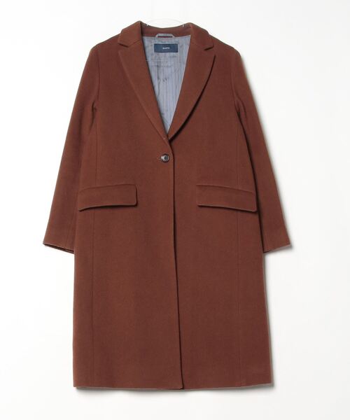 SHIPS（シップス） チェスターコート 36 ブラウン レディース