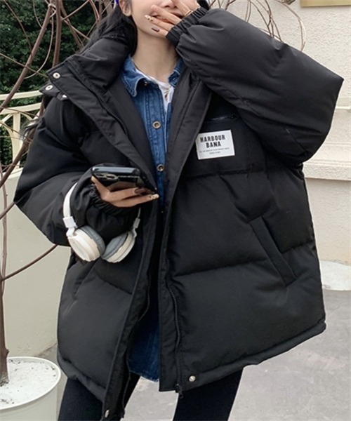 FREE STYLISTS ダウンコート ダウンジャケット フード付きダウン