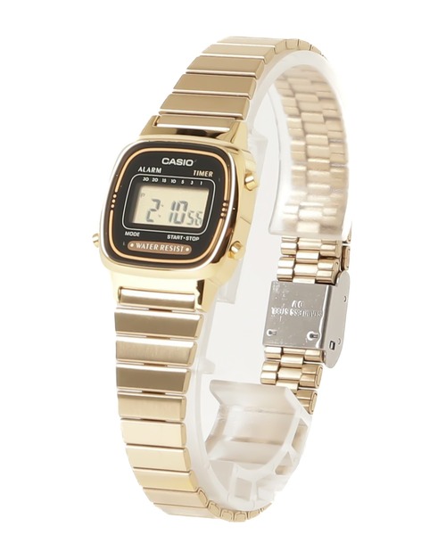 CASIO（カシオ） 腕時計 CASIO（カシオ)ゴールド デジタルミニ 腕時計