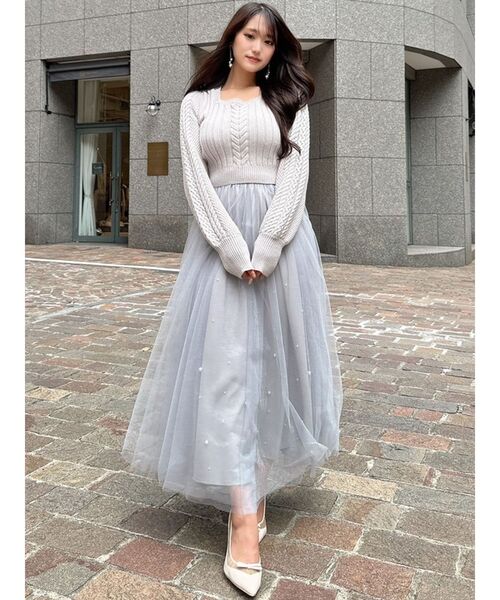 RESEXXY（リゼクシー） ニット セーター 「ZOZO限定」スクエアケーブル