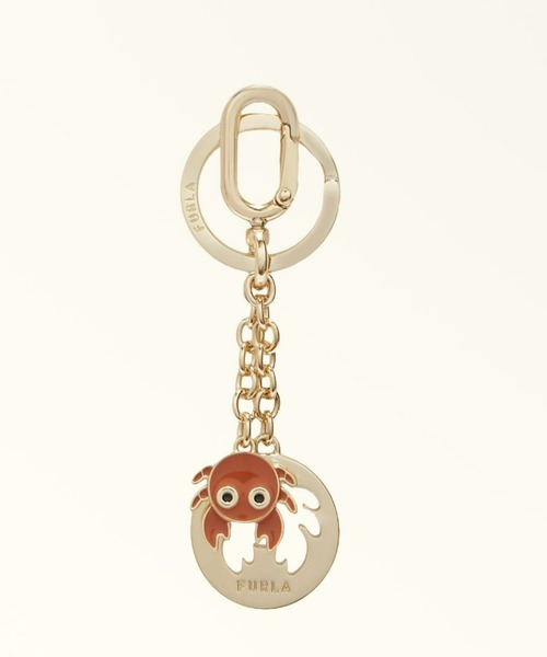 FURLA（フルラ） キーホルダー FURLA CRYSTAL KEYRING CRAB : ZOZOTOWN