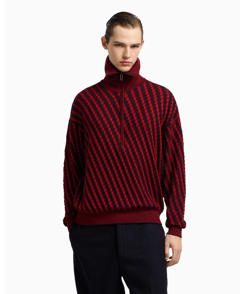 EMPORIO ARMANI セーター ニット 「エンポリオ アルマーニ」ハーフ