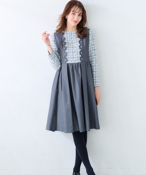 Chesty（チェスティ） ワンピース ツイードグレースワンピース