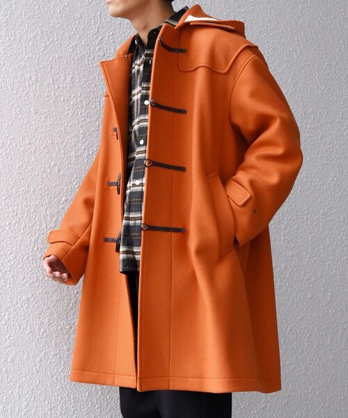 SHIPS any ダッフルコート コート any: PURE WOOL MELTON ダッフル