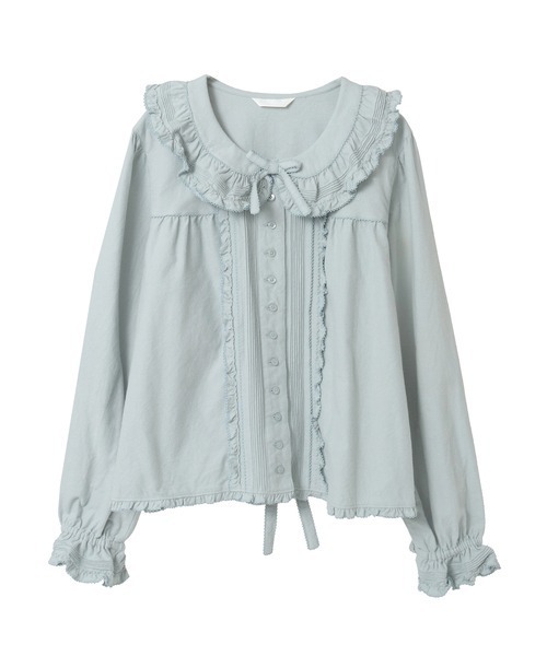 PINK HOUSE（ピンクハウス） ブラウス シャツ フリル襟付きブラウス