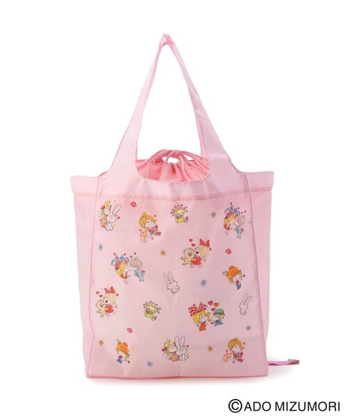 one'sterrace（ワンズテラス） エコバッグ 水森亜土 底板付きエコ