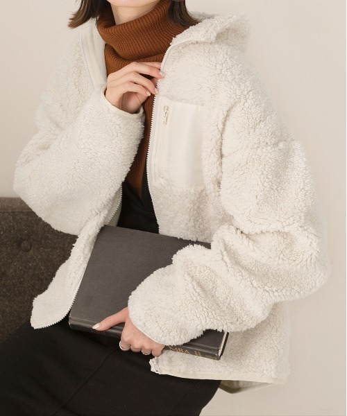 ad thie（アドティエ） ブルゾン アウター ゆったりシルエット