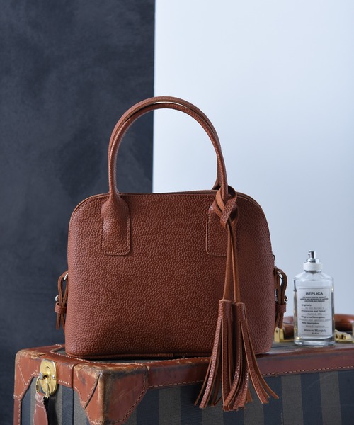 folka.（フォルカ） ハンドバッグ 3-11E38 PUレザー ショルダー付