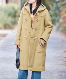 ダッフルコート コート W/Peメルトン ダッフルコート レディース