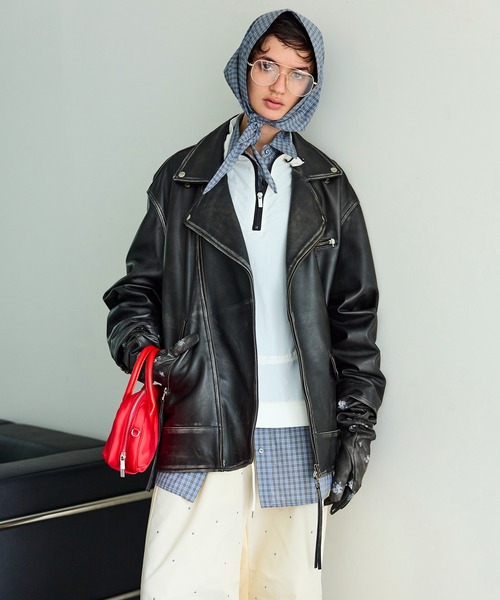 MAISON SPECIAL（メゾンスペシャル） レザージャケット ライダース
