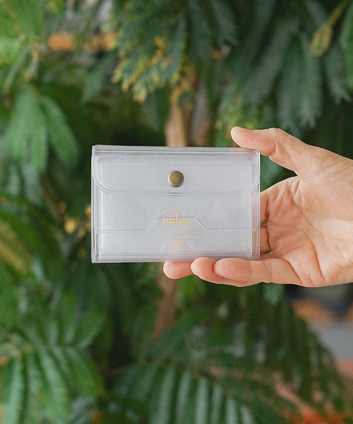 nahe カードケース ネーエ 定期 名刺入れ クリア 三つ折り : ZOZOTOWN