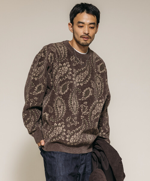 FREAK'S STORE（フリークスストア） セーター ニット ペイズリー総柄