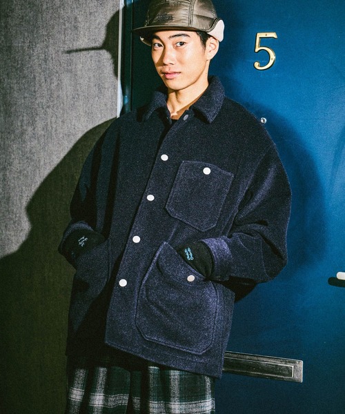 niko and…（ニコアンド） カバーオール ウーリーテックカバーオール