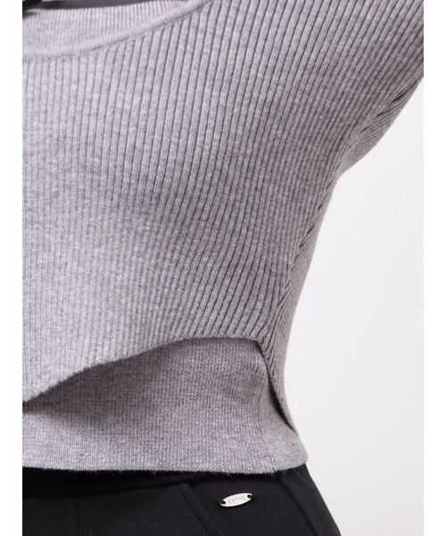 EATME（イートミー） ニット セーター バイカラーキャミニット