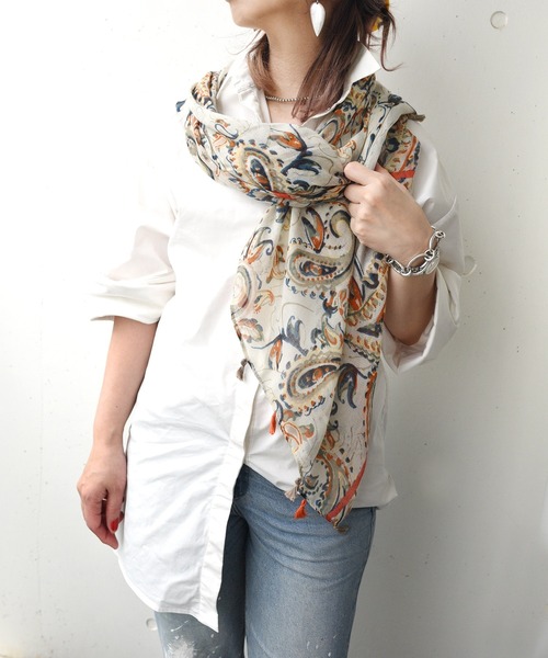 styiro（スタイロ） ストール マフラー 「19色展開」春夏のUV対策に