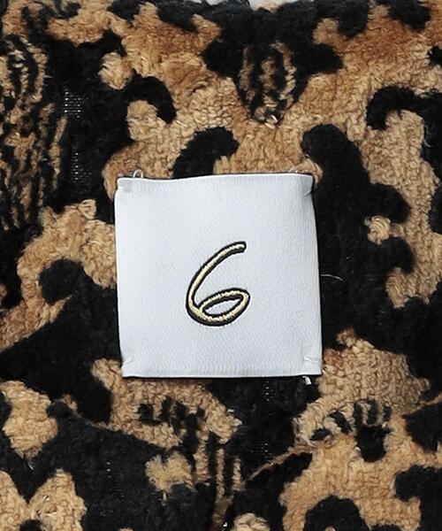 6 ジャケット ノーカラージャケット 「6(ROKU)」カットパイル ジャ