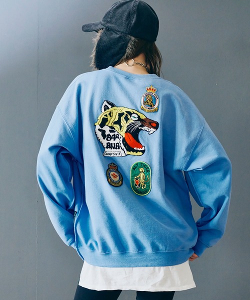 RNA（アールエヌエー） トレーナー スウェット M2554 タイガー