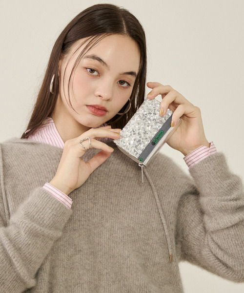 LeSportsac（レスポートサック） 財布 3FOLD WALLET プラチナム