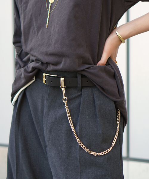 LEFIJE（レフィエ） ベルト 「LEFIJE/レフィエ」別注2wayチェーン