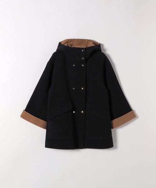 SHIPS any コート アウター any: リバー フーデッド Aライン ミドル