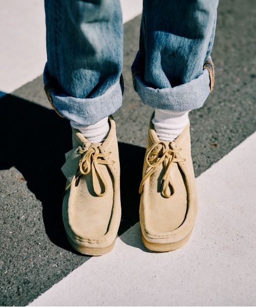 Clarks（クラークス） デッキシューズ モカシン W Wallabee Boot