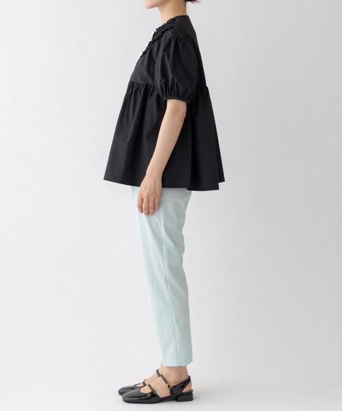 Sono（ソーノ） ブラウス シャツ 「SONO/ソーノ」ちびフリルブラウス