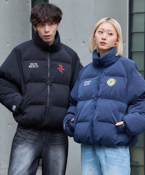 That's life ダウンジャケット ダウン NBA Team logo Puffer Jacket