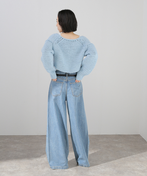 plage（プラージュ） カーディガン roving hand ニットカーディガン