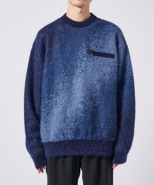 CULLNI（クルニ） セーター ニット 「別注」GRADATION KNIIT/シャギー