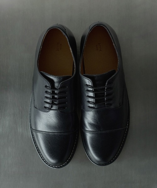 WYM LIDNM ビジネスシューズ GENUINE LEATHER PLAIN DERBY SHOES