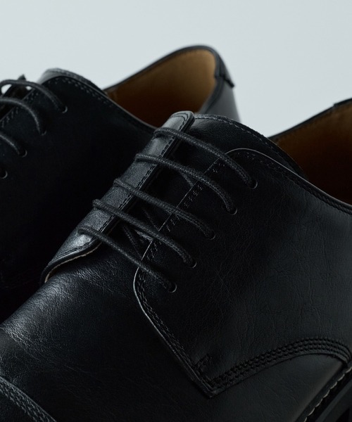 WYM LIDNM ビジネスシューズ GENUINE LEATHER PLAIN DERBY SHOES