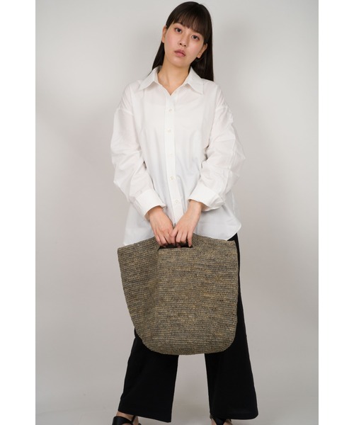 MADE IN MADA（メイドインマダ） かごバッグ FREE グレー レディース