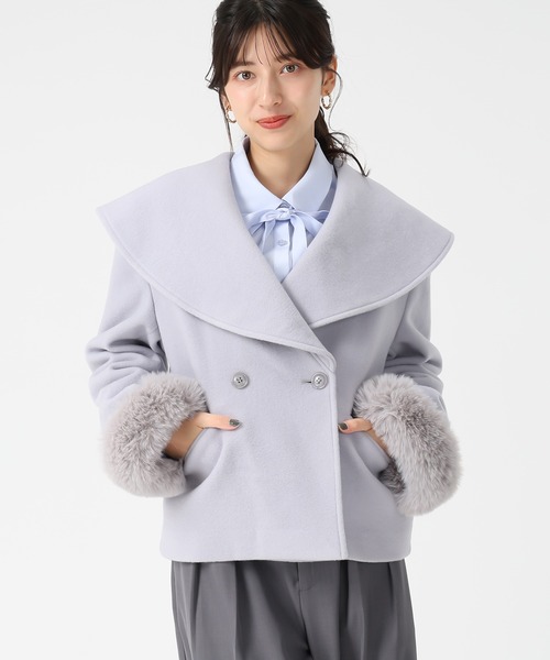 限定値下げ】美品cygne シーニュビックカラーショートコート 限定