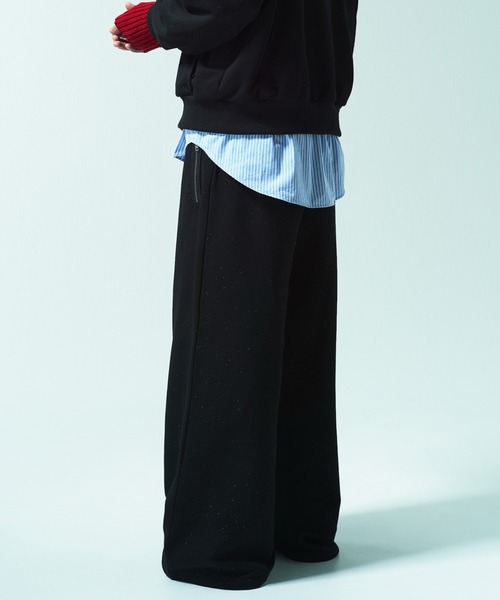 Camphor wood スウェットパンツ ジャージ WIDE BAGGY GRIDDER SWEAT