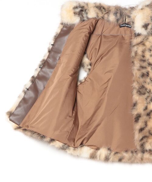 FUNdaysion ベスト ジレ ヒョウ柄ファーベスト レディース : ZOZOTOWN