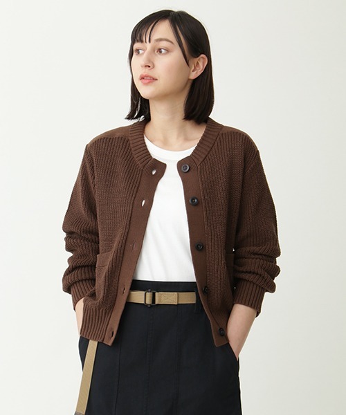 MHL.（エムエイチエル） ニットカーディガン 2 ブラウン レディース