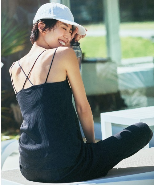 IEDIT（イディット） 水着 福田麻琴さんコラボ リブ素材のスイムウェア