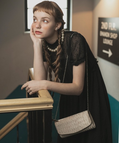 BONLECILL noir クラッチバッグ パーティーバッグ 「BONLECILLnoir